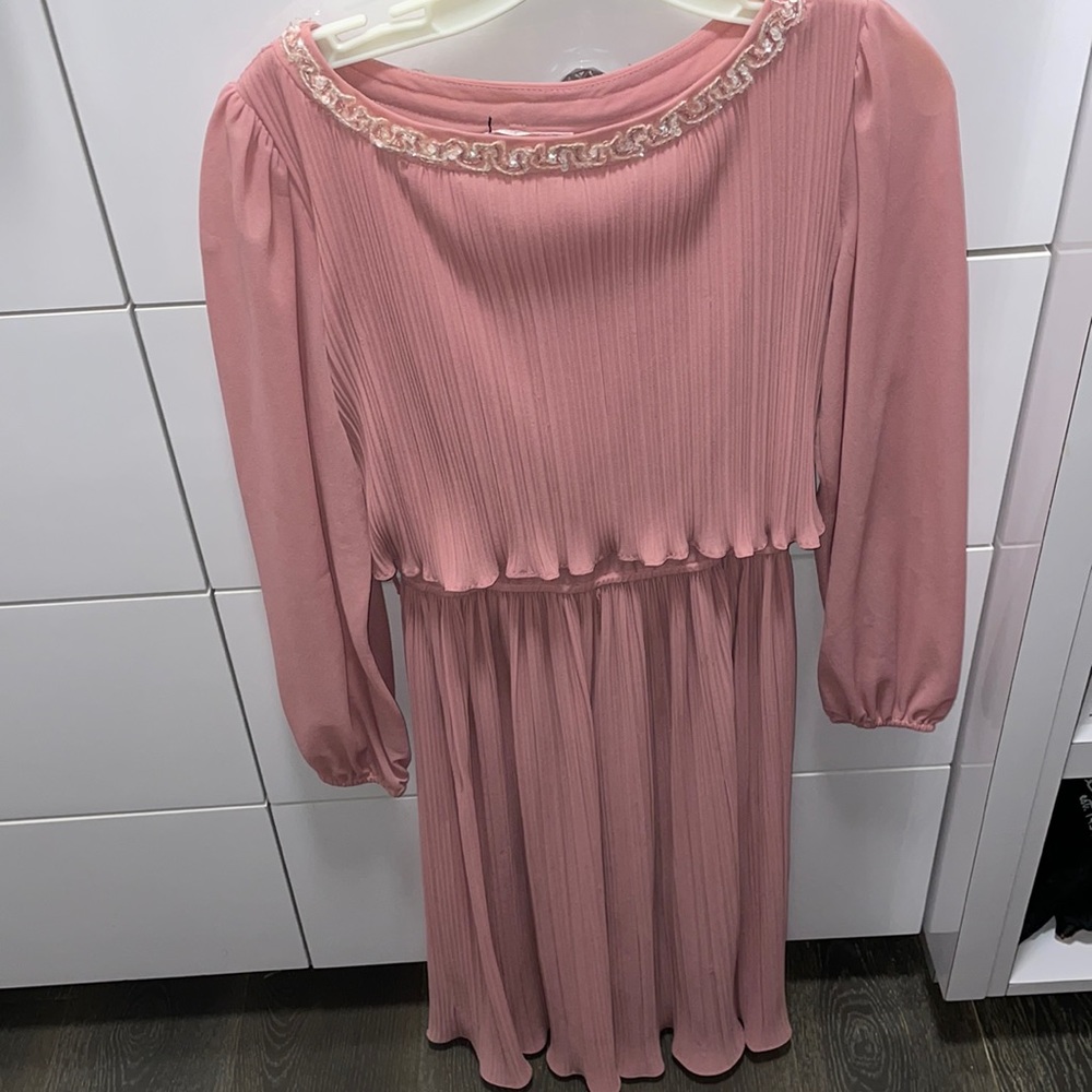 Vintage dress with beading detail.